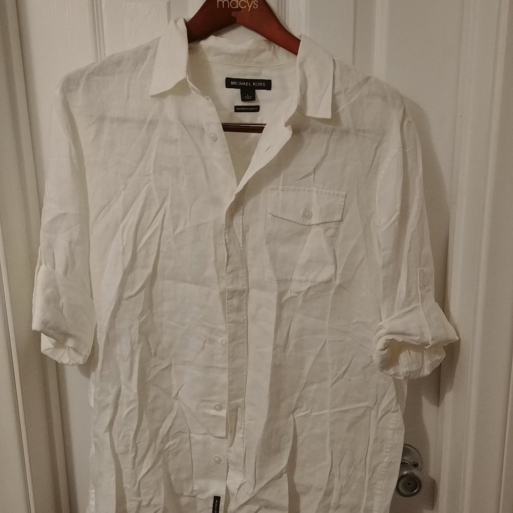 Michael Kors Linen Button down